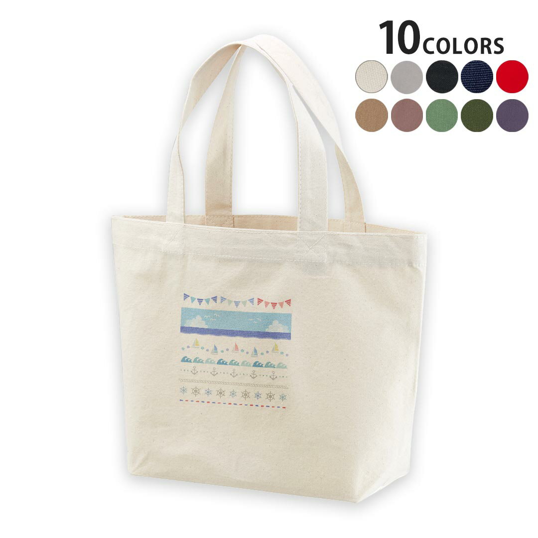 選べる10カラー＆サイズ デザイントートバッグ Ssize Msize Lsize Wsize キャンバス デイパック バッグ..
