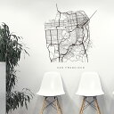 世界の都市MAP☆シール式ウォールステッカー 90×90cm wall sticker 地図 ストリートマップ street map world city都市地...