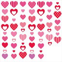 3sizeから選べる!バレンタインウォールステッカー チョコ プレゼント 590×1327mm 390×877mm 190×427mm Valentine チョ...