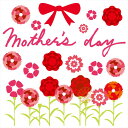 3sizeから選べる!母の日☆シール式ウォールステッカー mothers day お母さん ママ 花 カーネーション お祝い 飾り 装飾 おしゃれ 壁紙 剥がせ...