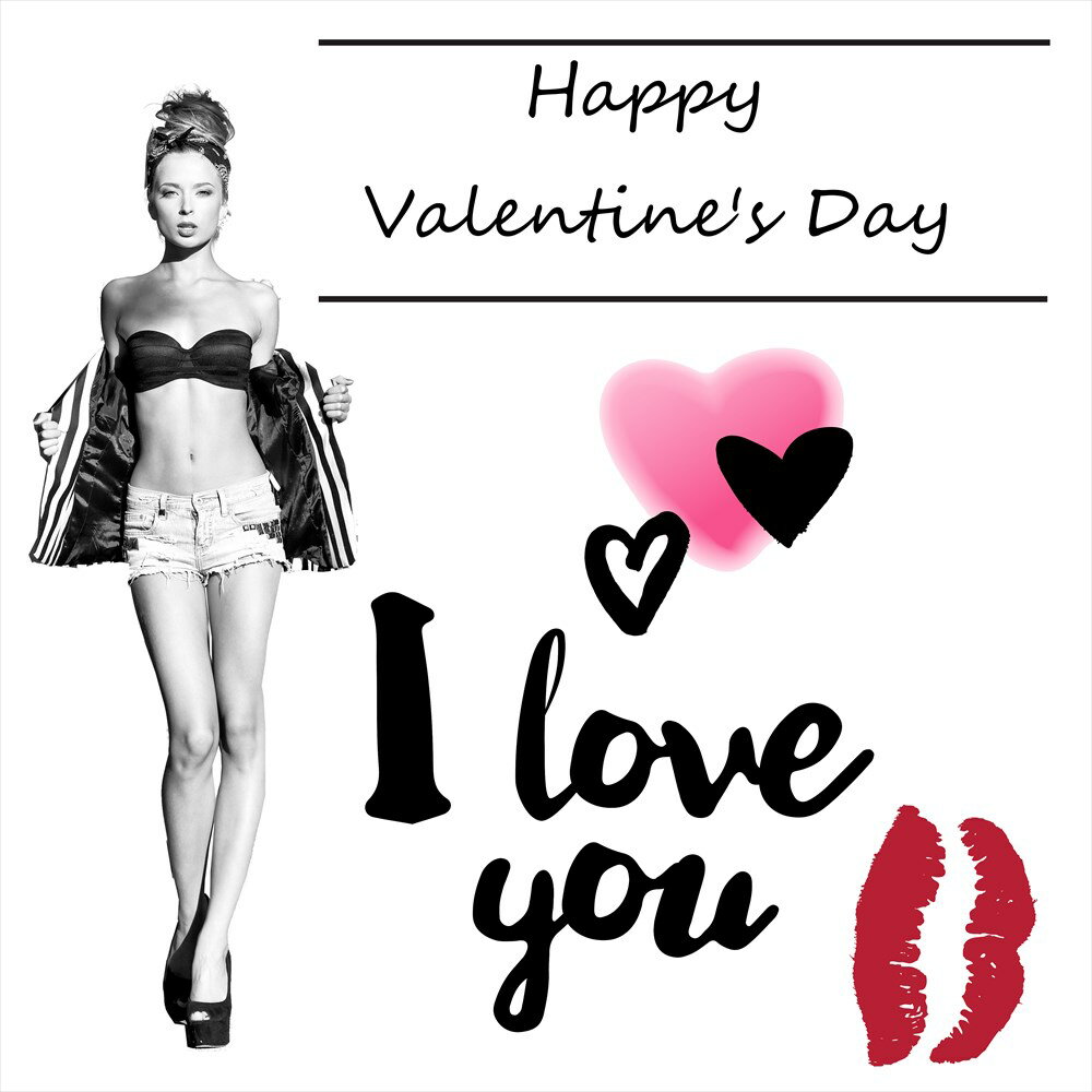 バレンタイン☆ シール式ウォールステッカー バレンタイン ウォールステッカー 飾り 90×90cm シール式 装飾 Valentine チョコ ハート love 壁紙 はがせる 剥がせる カッティングシート wall sticker 雑貨 DIY 015166 wsl