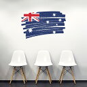 国旗☆シール式ウォールステッカー 90×90cm 世界の国旗 world flag 飾り 壁紙 はがせる 剥がせる カッティングシート wall sticker...