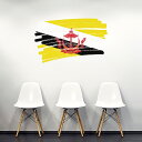 国旗☆シール式ウォールステッカー 90×90cm 世界の国旗 world flag 飾り 壁紙 はがせる 剥がせる カッティングシート wall sticker...