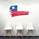 国旗☆シール式ウォールステッカー 90×90cm 世界の国旗 world flag 飾り 壁紙 はがせる 剥がせる カッティングシート wall sticker...
