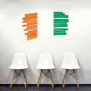 国旗☆シール式ウォールステッカー 90×90cm 世界の国旗 world flag 飾り 壁紙 はがせる 剥がせる カッティングシート wall sticker...