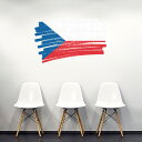 国旗☆シール式ウォールステッカー 90×90cm 世界の国旗 world flag 飾り 壁紙 はがせる 剥がせる カッティングシート wall sticker...