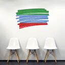 国旗☆シール式ウォールステッカー 90×90cm 世界の国旗 world flag 飾り 壁紙 はがせる 剥がせる カッティングシート wall sticker...