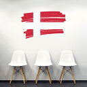 国旗☆シール式ウォールステッカー 90×90cm 世界の国旗 world flag 飾り 壁紙 はがせる 剥がせる カッティングシート wall sticker...