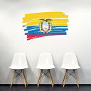 国旗☆シール式ウォールステッカー 90×90cm 世界の国旗 world flag 飾り 壁紙 はがせる 剥がせる カッティングシート wall sticker...