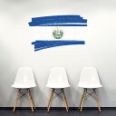 国旗☆シール式ウォールステッカー 90×90cm 世界の国旗 world flag 飾り 壁紙 はがせる 剥がせる カッティングシート wall sticker...