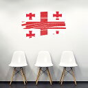 国旗☆シール式ウォールステッカー 90×90cm 世界の国旗 world flag 飾り 壁紙 はがせる 剥がせる カッティングシート wall sticker...