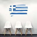 国旗☆シール式ウォールステッカー 90×90cm 世界の国旗 world flag 飾り 壁紙 はがせる 剥がせる カッティングシート wall sticker...
