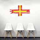 国旗☆シール式ウォールステッカー 90×90cm 世界の国旗 world flag 飾り 壁紙 はがせる 剥がせる カッティングシート wall sticker...