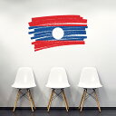 国旗☆シール式ウォールステッカー 90×90cm 世界の国旗 world flag 飾り 壁紙 はがせる 剥がせる カッティングシート wall sticker...