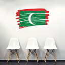 国旗☆シール式ウォールステッカー 90×90cm 世界の国旗 world flag 飾り 壁紙 はがせる 剥がせる カッティングシート wall sticker...
