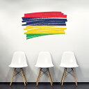国旗☆シール式ウォールステッカー 90×90cm 世界の国旗 world flag 飾り 壁紙 はがせる 剥がせる カッティングシート wall sticker...
