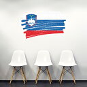 国旗☆シール式ウォールステッカー 90×90cm 世界の国旗 world flag 飾り 壁紙 はがせる 剥がせる カッティングシート wall sticker...