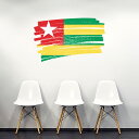 国旗☆シール式ウォールステッカー 90×90cm 世界の国旗 world flag 飾り 壁紙 はがせる 剥がせる カッティングシート wall sticker...