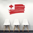国旗☆シール式ウォールステッカー 90×90cm 世界の国旗 world flag 飾り 壁紙 はがせる 剥がせる カッティングシート wall sticker...