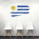 国旗☆シール式ウォールステッカー 90×90cm 世界の国旗 world flag 飾り 壁紙 はがせる 剥がせる カッティングシート wall sticker...