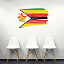 国旗☆シール式ウォールステッカー 90×90cm 世界の国旗 world flag 飾り 壁紙 はがせる 剥がせる カッティングシート wall sticker...