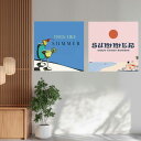 3sizeから選べる!夏 summer☆シール式ウォールステッカー 190×427mm 390×877mm 590×1327mm Ssize Msize Lsize 夏休み 海 祭り 夏祭り 祭り 036241