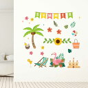 3sizeから選べる!夏 summer☆シール式ウォールステッカー 190×427mm 390×877mm 590×1327mm Ssize Msize Lsize 夏休み 海 祭り 夏祭り 祭り 036245