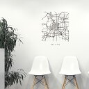 世界の都市MAP☆シール式ウォールステッカー 60×60cm wall sticker 地図 ストリートマップ street map world city都市地...
