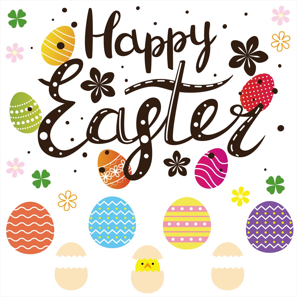 イースター☆ シール式ウォールステッカー ウォールステッカー 飾り 60×60cm easter 壁紙 卵 うさぎ egg 剥がせる カッティングシート wall sticker 雑貨 DIY ウォールステッカー