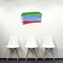 国旗☆シール式ウォールステッカー 60×60cm 世界の国旗 world flag 飾り 壁紙 はがせる 剥がせる カッティングシート wall sticker...
