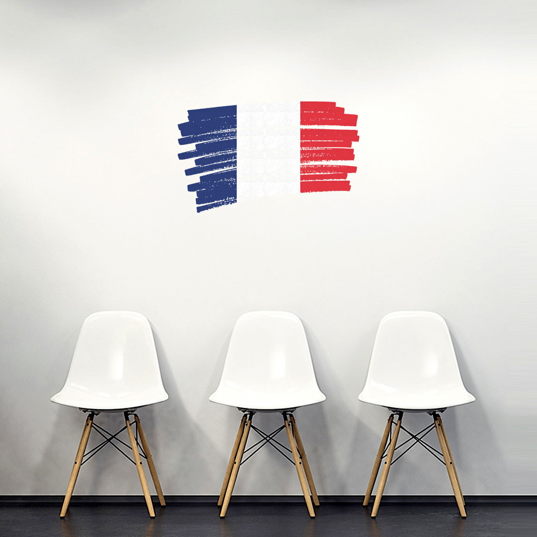 뼰륹ƥå 6060cm ι world flag  ɻ Ϥ  åƥ󥰥 wall sticker france ե 018449