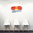 国旗☆シール式ウォールステッカー 60×60cm 世界の国旗 world flag 飾り 壁紙 はがせる 剥がせる カッティングシート wall sticker...