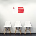 国旗☆シール式ウォールステッカー 60×60cm 世界の国旗 world flag 飾り 壁紙 はがせる 剥がせる カッティングシート wall sticker...