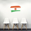 国旗☆シール式ウォールステッカー 60×60cm 世界の国旗 world flag 飾り 壁紙 はがせる 剥がせる カッティングシート wall sticker...