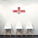 国旗☆シール式ウォールステッカー 60×60cm 世界の国旗 world flag 飾り 壁紙 はがせる 剥がせる カッティングシート wall sticker...