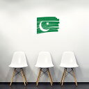 国旗☆シール式ウォールステッカー 60×60cm 世界の国旗 world flag 飾り 壁紙 はがせる 剥がせる カッティングシート wall sticker...