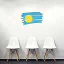国旗☆シール式ウォールステッカー 60×60cm 世界の国旗 world flag 飾り 壁紙 はがせる 剥がせる カッティングシート wall sticker...