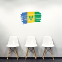 国旗☆シール式ウォールステッカー 60×60cm 世界の国旗 world flag 飾り 壁紙 はがせる 剥がせる カッティングシート wall sticker...