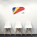 国旗☆シール式ウォールステッカー 60×60cm 世界の国旗 world flag 飾り 壁紙 はがせる 剥がせる カッティングシート wall sticker...