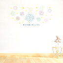 夏☆シール式ウォールステッカー summer 夏休み 祭り ひまわり 海 太陽 飾り Msize 390×877mm 花火 暑中見舞い 032433
