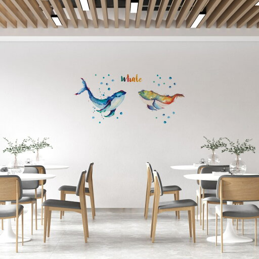 夏☆シール式ウォールステッカー summer 夏休み 祭り ひまわり 海 太陽 飾り Msize 390×877mm くじら whale 032442 夏☆シール式ウォールステッカー summer 夏休み 祭り ひまわり 海 太陽 飾り Msize 390×877mm くじら whale 032442