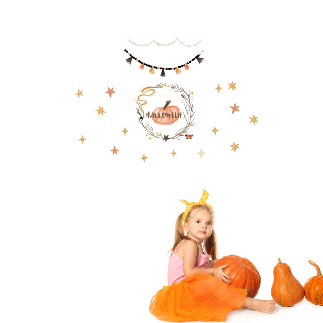 2024 ハロウィン シール式 ウォールステッカー halloween　ハロウィーン パーティ 文字 魔女 お菓子 400×900mm ハロウィン ウォールステッカー　 ガーランド リース かぼちゃ 019724