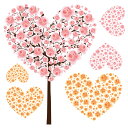 母の日☆ シール式ウォールステッカー ウォールステッカー 飾り 30×30cm 壁紙 mothers day カーネーション 花 プレゼント剥がせる カッティン...