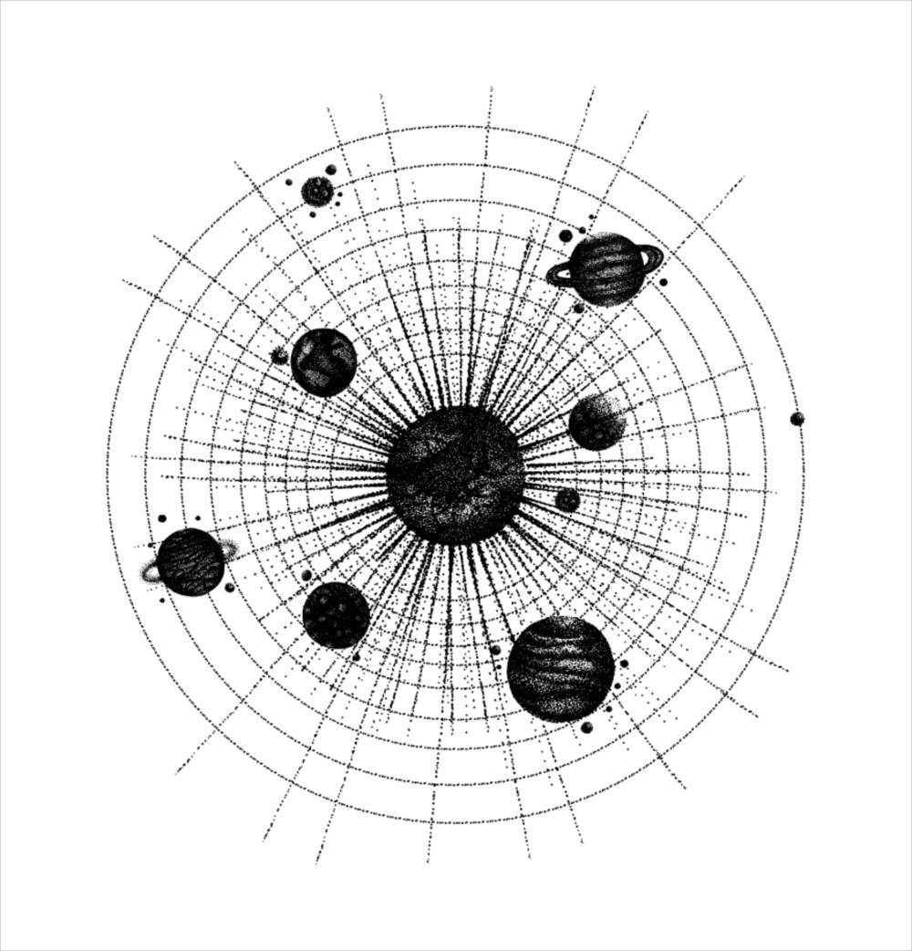 宇宙・惑星☆ シール式ウォールステッカー ウォールステッカー 飾り 30×30cm プラネット 地球 アース 月 月の満ち欠け 太陽系 solar system 剥がせる カッティングシート wall sticker 雑貨 DIY 016111