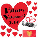 バレンタイン☆ シール式ウォールステッカー バレンタイン ウォールステッカー 飾り 30×30cm シール式 装飾 Valentine チョコ ハート love 壁紙 はがせる 剥がせる カッティングシート wall sticker 雑貨 DIY