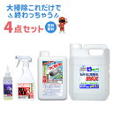 大掃除対策セット これだけで終わっちゃう 4点セット カビトリ カビホワイト カビ取り カビ取り 排水溝 キレイ プロも取れない壁紙 浴室 家具 掃除 ゴムパッ...