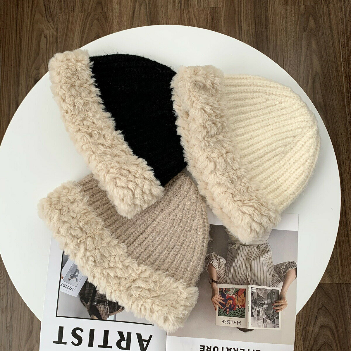 樂天商城 - ニット帽 もこもこ レディース スキー スノボ ゴルフ 秋冬 帽子 おしゃれ かわいい ビーニー ワッチ 大きいサイズ カジュアル リブ編み 暖かい 可愛い 冬アイテム 防寒対策 小顔効果