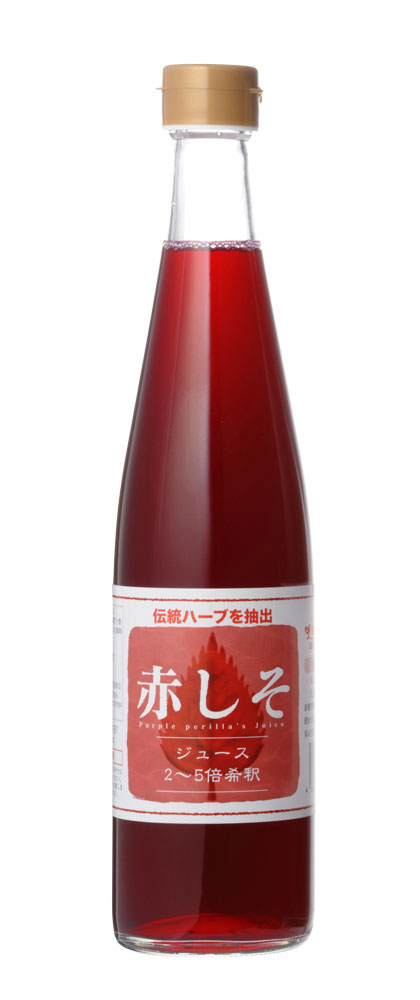 赤しそジュース シソジュース しそジュース 紫蘇ジュース 500ml　加糖　希釈タイプ　大分産　無農薬栽培　しそ葉　アグリコ