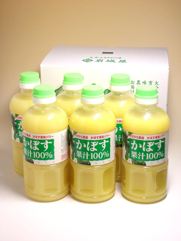 かぼす果汁 500ml 6本入り　かぼす カ