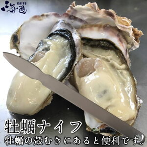 牡蠣ナイフ 1本殻付きカキの殻むき専用 簡易ナイフ ヘラ